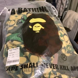 Bape-coach authentic full zipper xxl sweater brand new with tags and bag